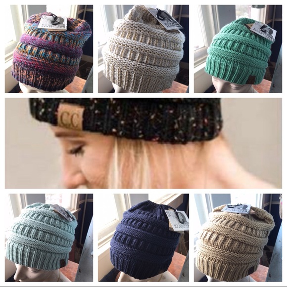 🆑 CC” PONYTAIL Beanies! - Picture 2 of 6